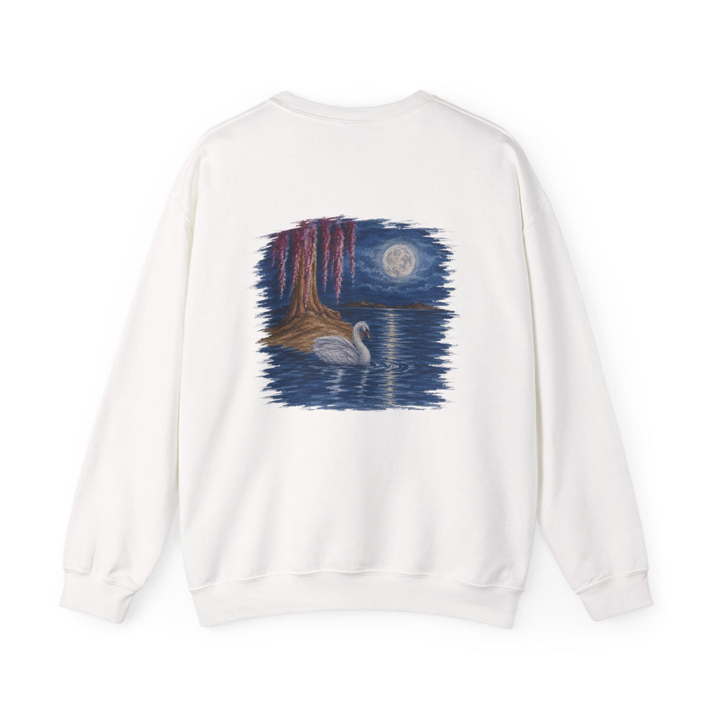 Swan at Night Sweatshirt